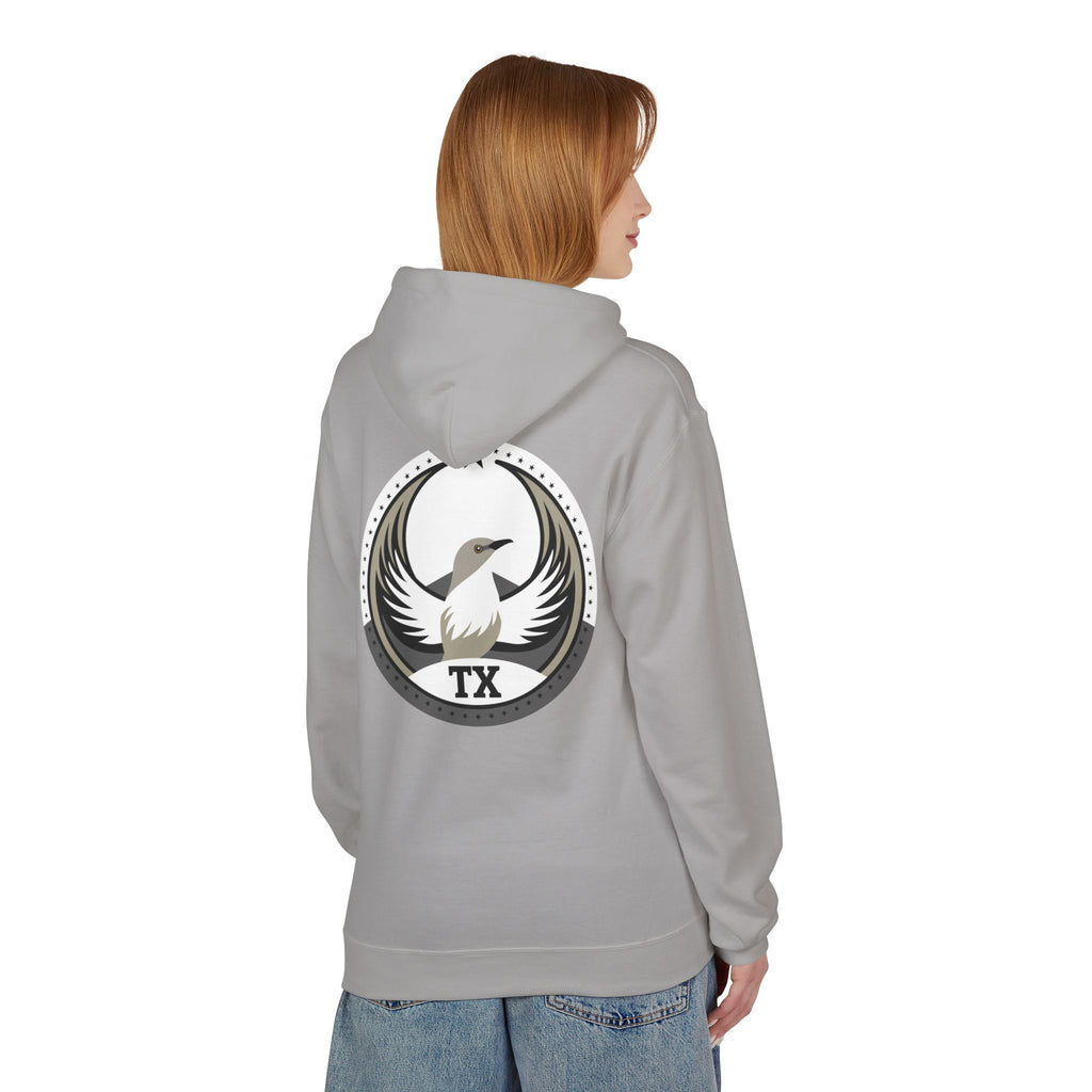 Bird Rebels Midweight Softstyle Fleece Hoodie – TX – Light
