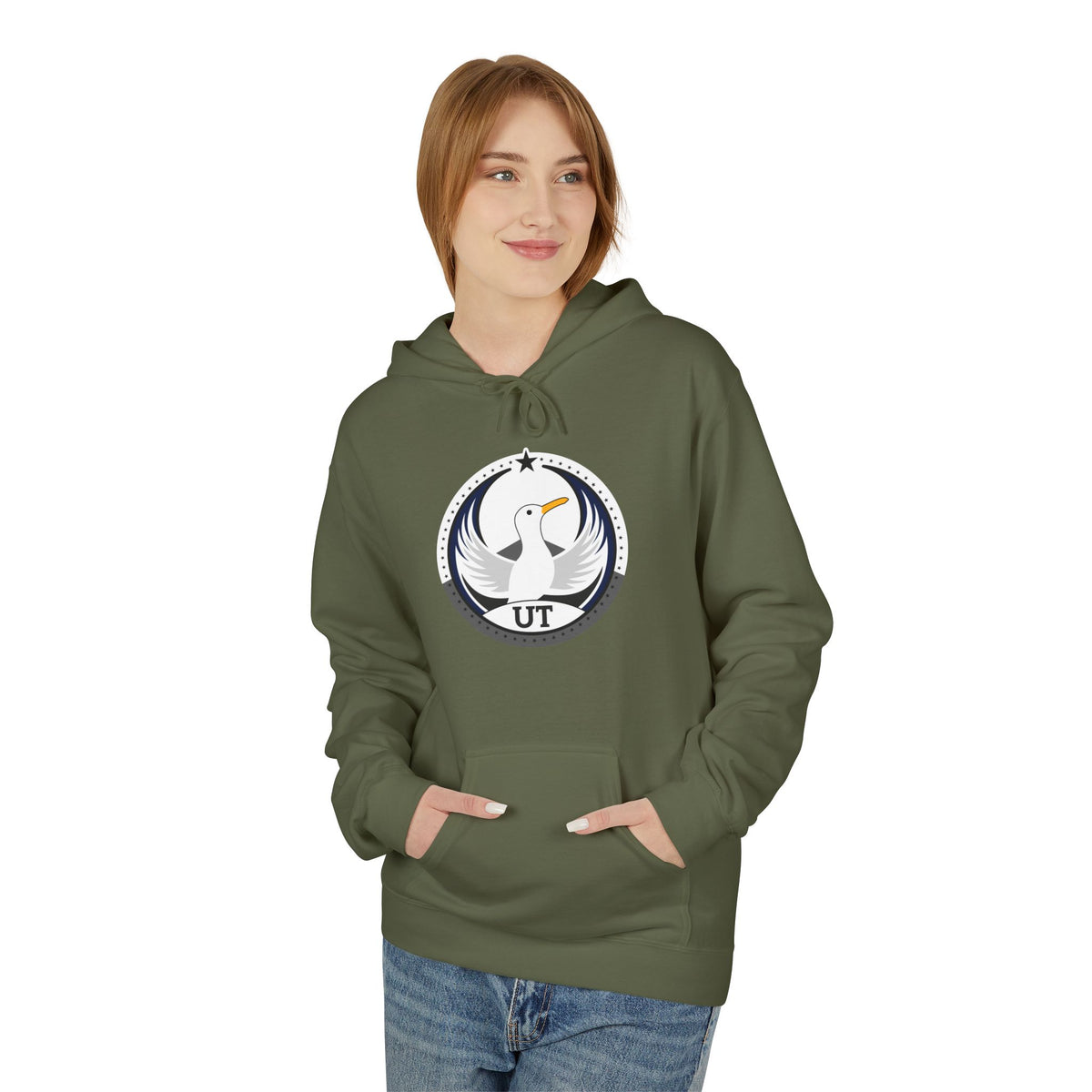 Bird Rebels Midweight Softstyle Fleece Hoodie – UT – Light