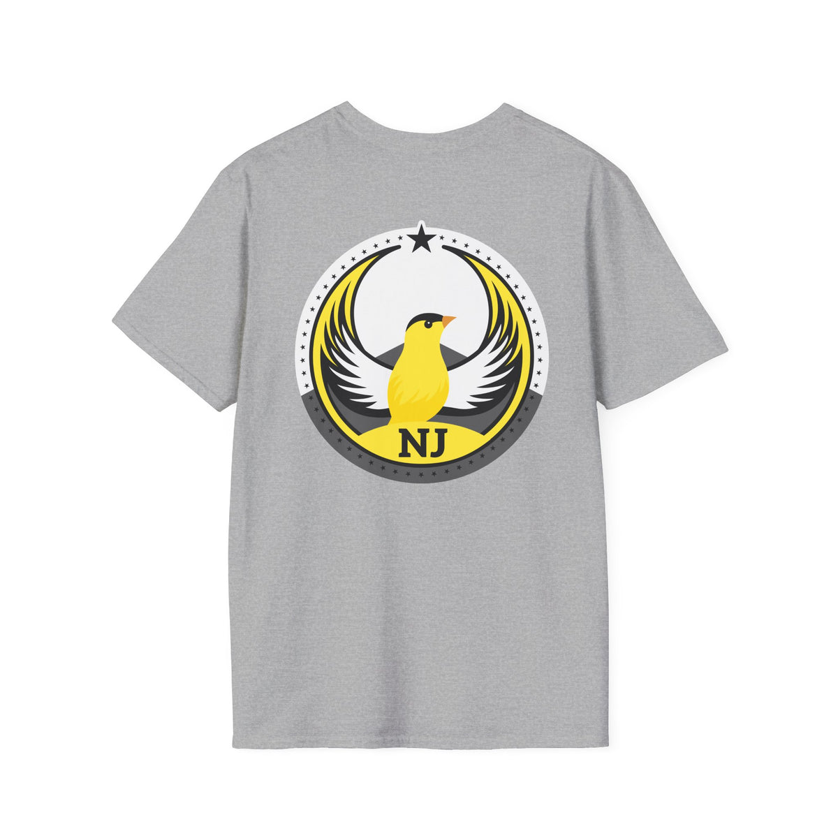 Bird Rebels Softstyle T-Shirt – NJ – Light