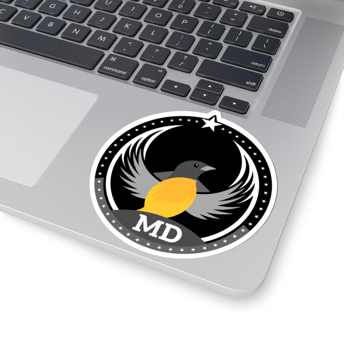 Maryland Baltimore Oriole Dark Kiss-Cut Sticker | Bird Rebels MD Community Pride Decal