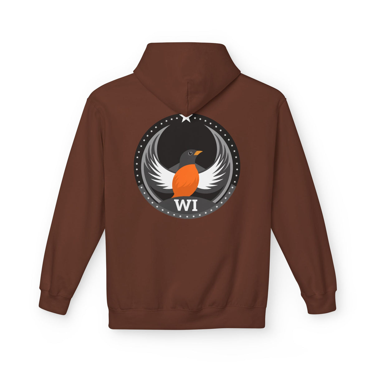 Bird Rebels Midweight Softstyle Fleece Hoodie – WI – Dark