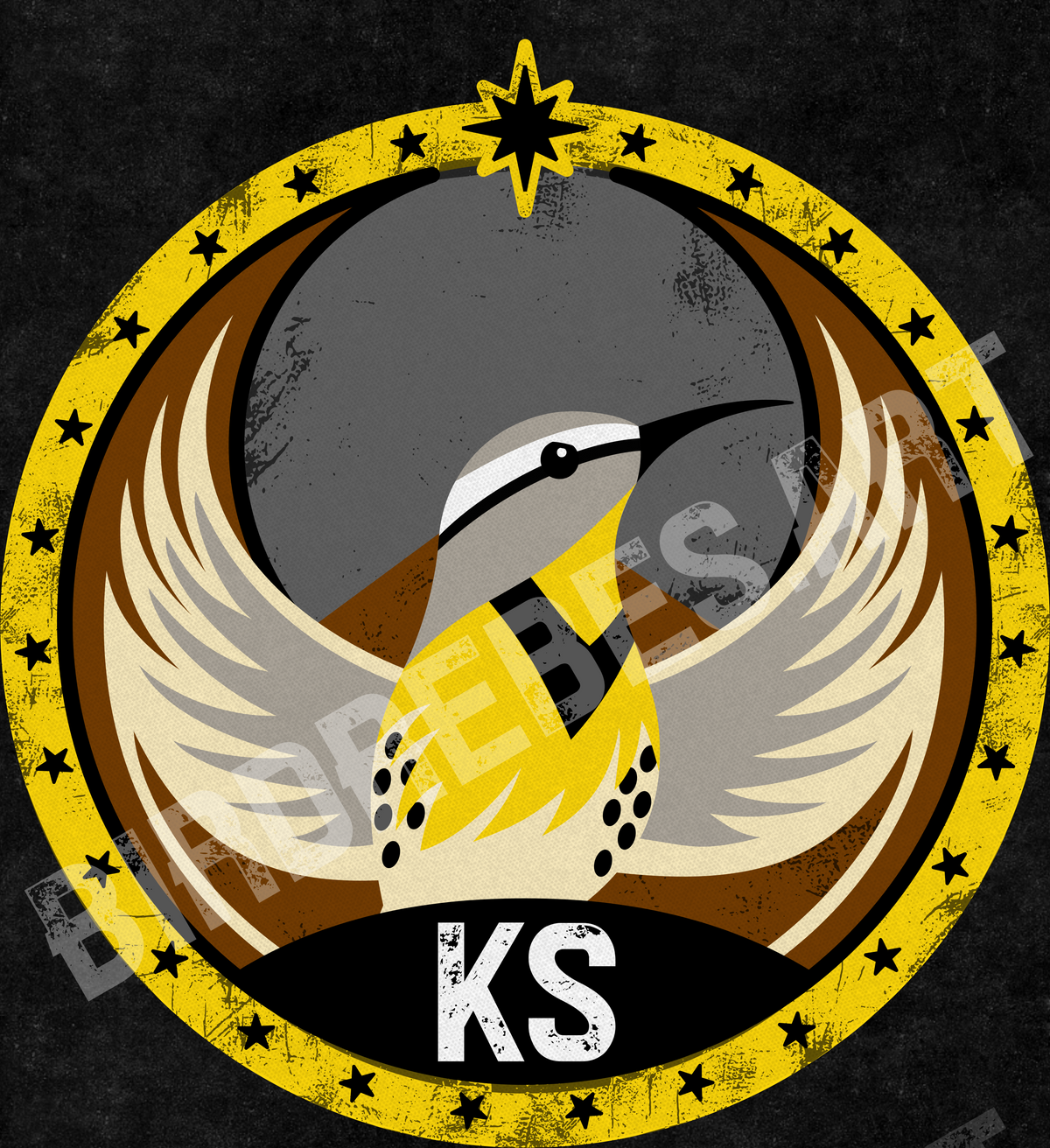 Kansas Meadowlark Rebel - Friends Everywhere DIGITAL DOWNLOAD PACK - KS - Bird Rebels