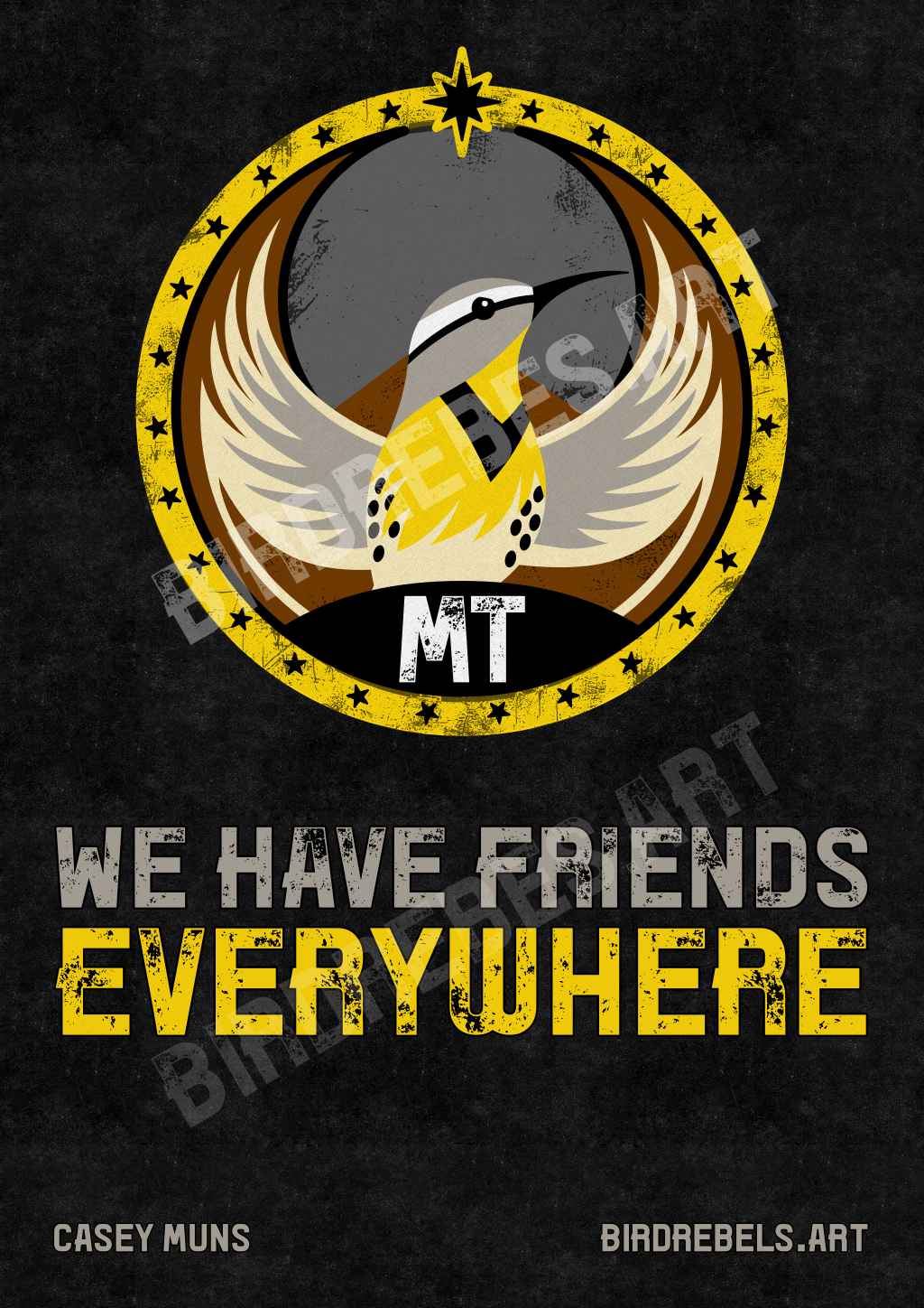 Montana Meadowlark Rebel - Friends Everywhere DIGITAL DOWNLOAD PACK - MT - Bird Rebels